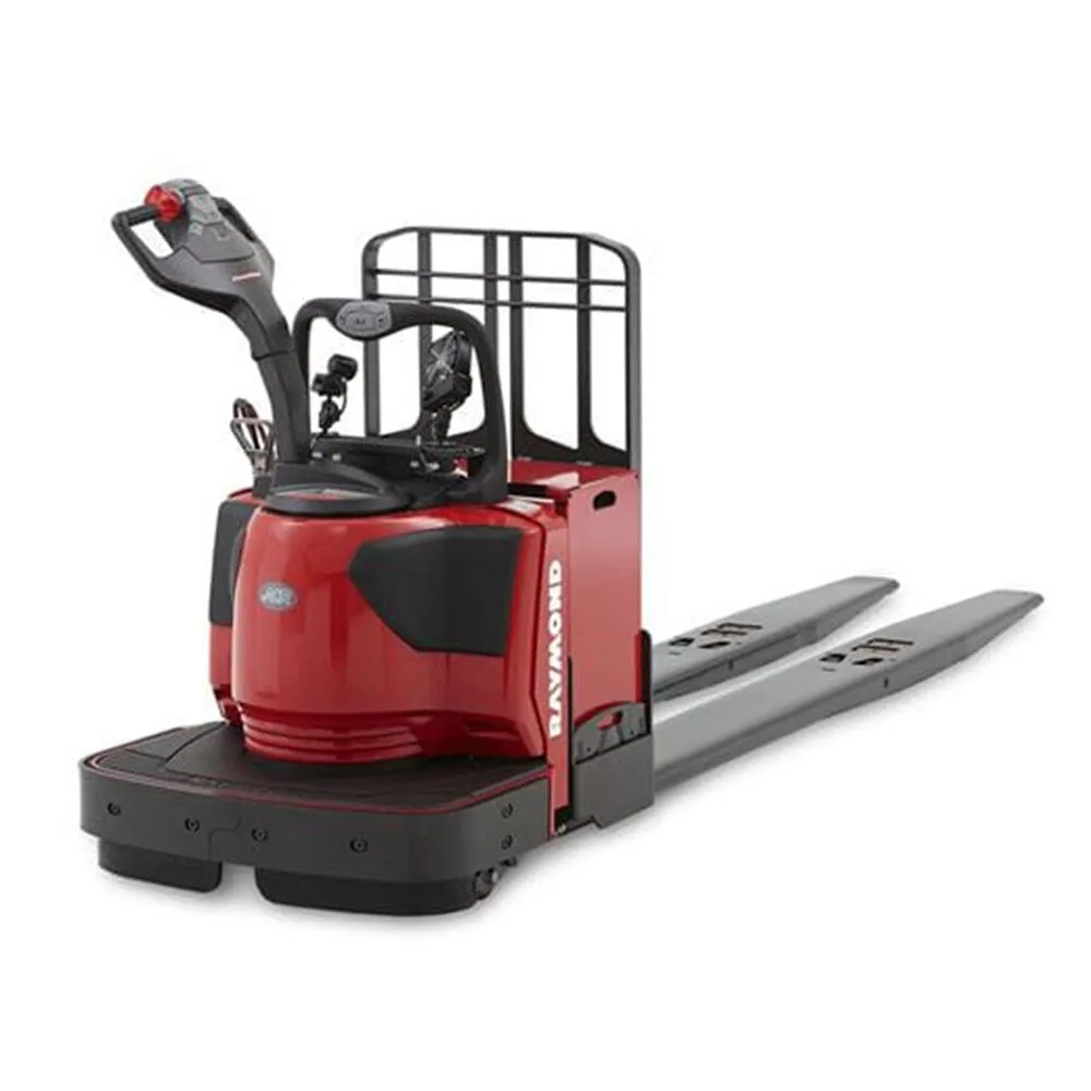 Transpaleta con conductor sentado